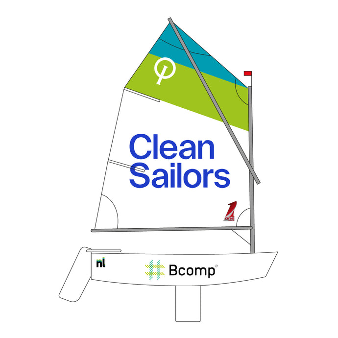 World’s first sustainable and recyclable Optimist launched for young sailors and sailing schools, globally.