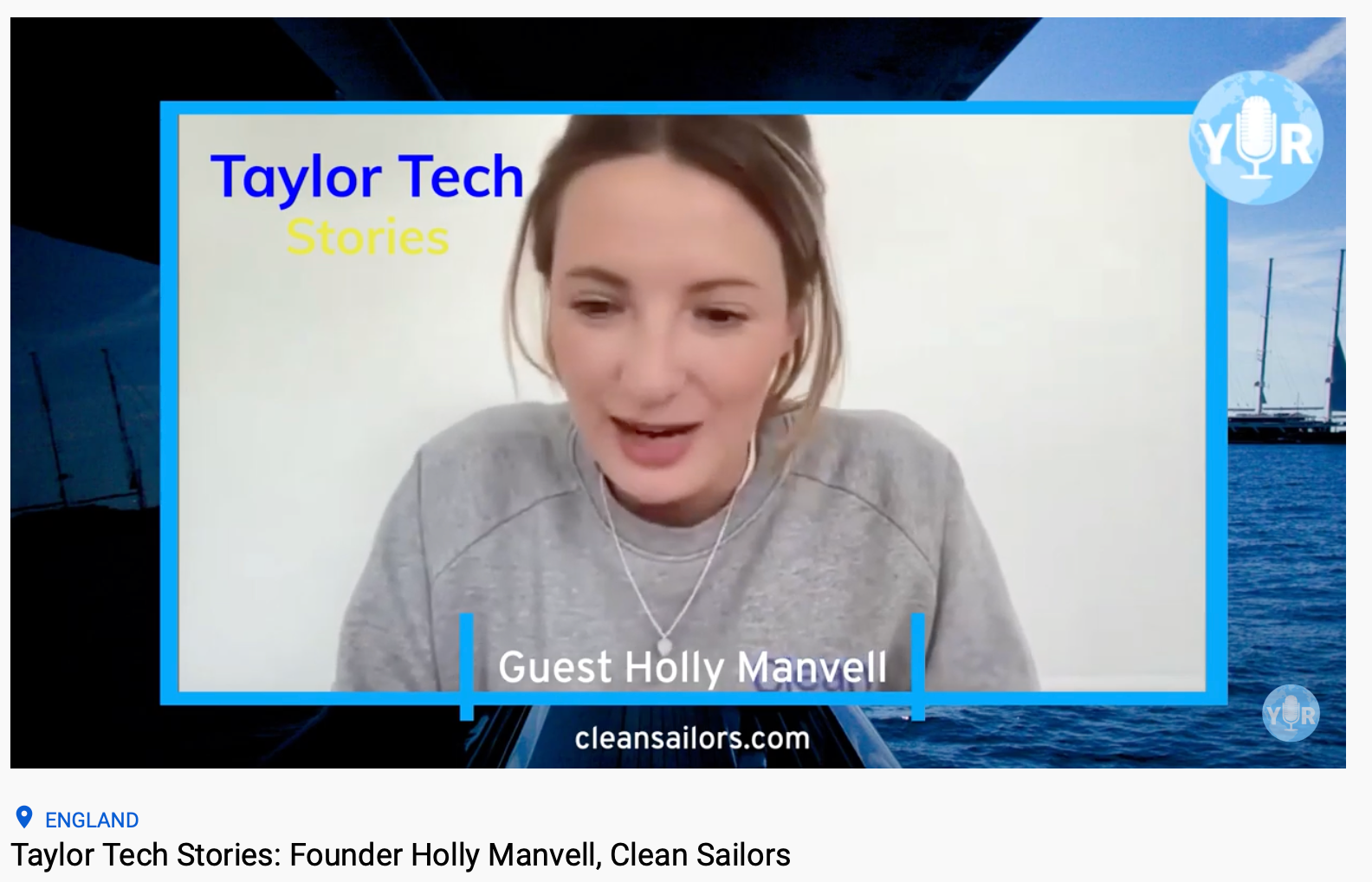 Holly, Clean Sailors lead, on Yachting International Radio