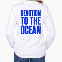 Load image into Gallery viewer, Organic Cotton Devotion To The Ocean T-Shirt (Long Sleeve)
