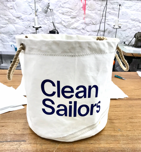 Upcycled Sailcloth Mini-Bucket