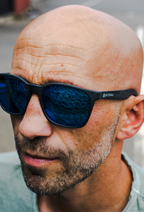 Recycled Fitzroy Sunglasses - Blue lens
