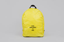 Load image into Gallery viewer, Upcycled Spinnaker Backpack - Yellow
