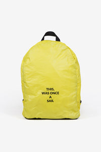 Upcycled Spinnaker Backpack - Yellow