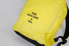 Load image into Gallery viewer, Upcycled Spinnaker Backpack - Yellow
