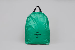 Upcycled Spinnaker Backpack - Cobalt Green