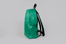 Load image into Gallery viewer, Upcycled Spinnaker Backpack - Cobalt Green
